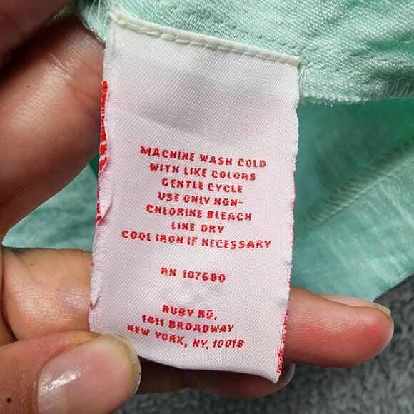 Ruby Rd. Jacket Womens 18 Mint Green Lightweight Rayon/Polyester/Nylon Blend - Picture 3 of 8